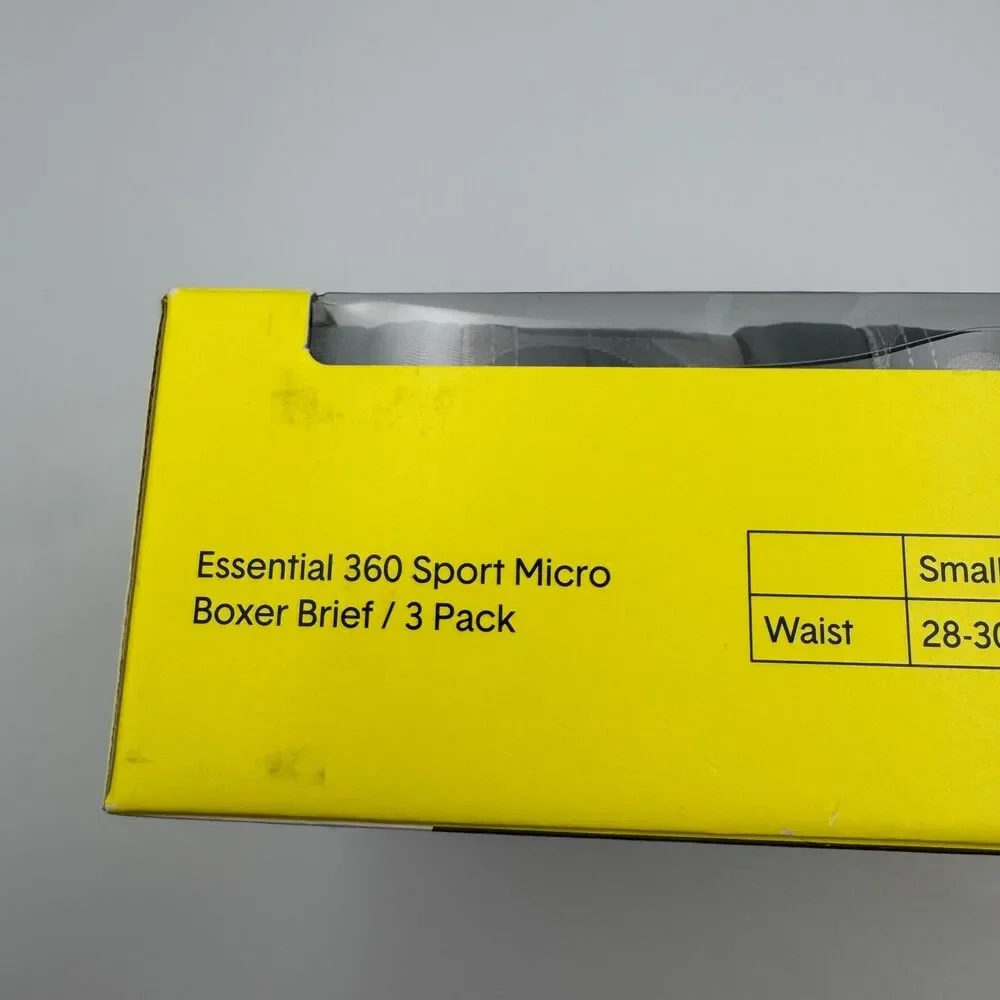 Tommy John Men's 3 Pack Essential 360 Sport Micro Boxer Briefs Medium M NIB